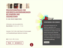 Tablet Screenshot of praxis-hulpke-wette.de